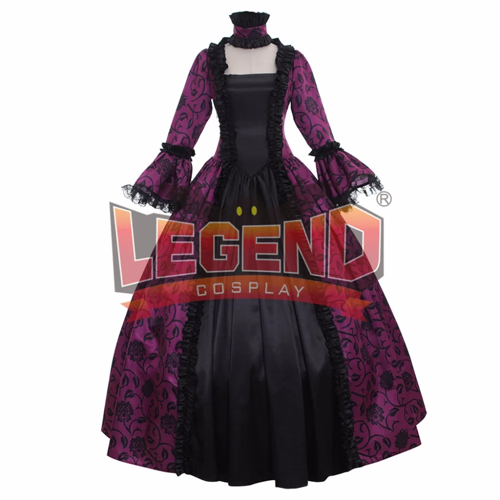 

Renaissance Medieval Carnivale Gown Gothic Victorian Masquerade Long Dress Rococo purple dress