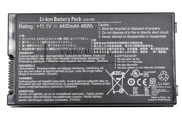 JIGU A32-F80 A32-F80A A32-F80H Original Laptop Battery For Asus.
