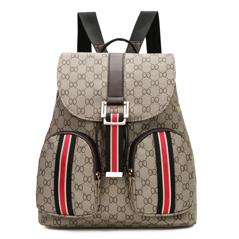 

New Waterproof Women Bag Double Shoulder Bag Designer backpack High Quality PU Leather Female backpack bolsas sac a main