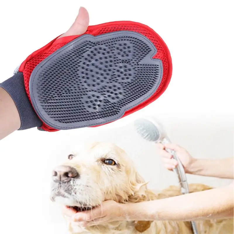 Silicone Pet Brush Glove Pet Grooming Comb Dogs Bath Pet Cleaning