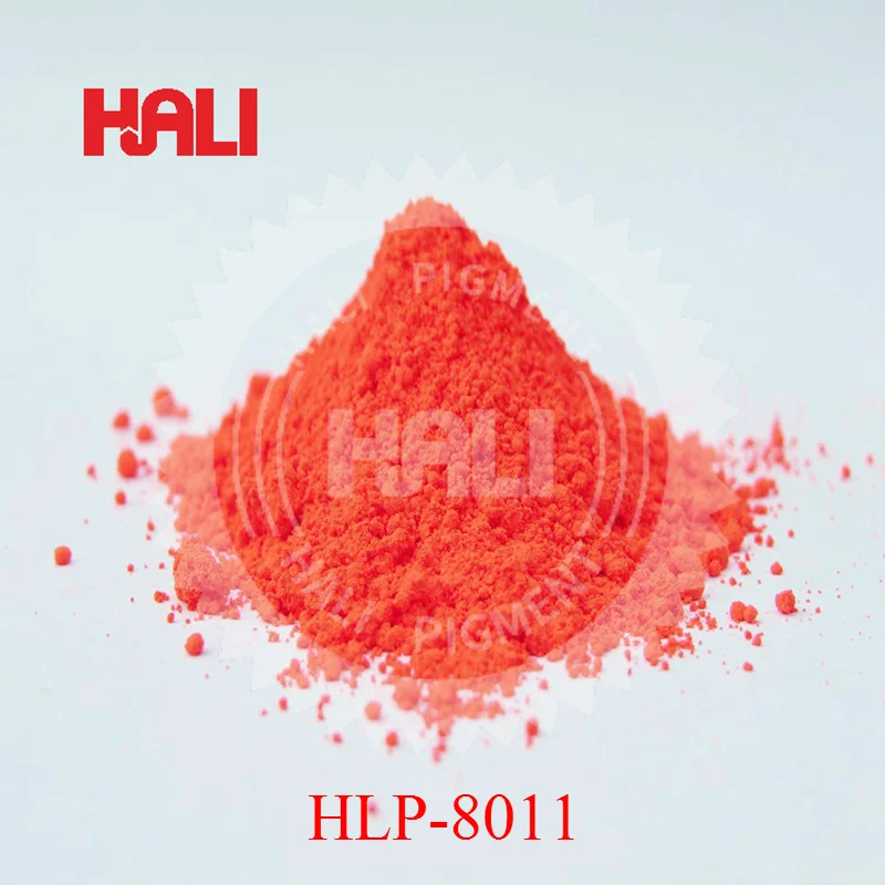 Флуоресцентный порошок, флуоресцентный пигмент, порошок для ногтей, цвет: красный оранж.(заказ достигает 5 кг, дайте специальную скидку на почтовые расходы - Цвет: HLP-8011