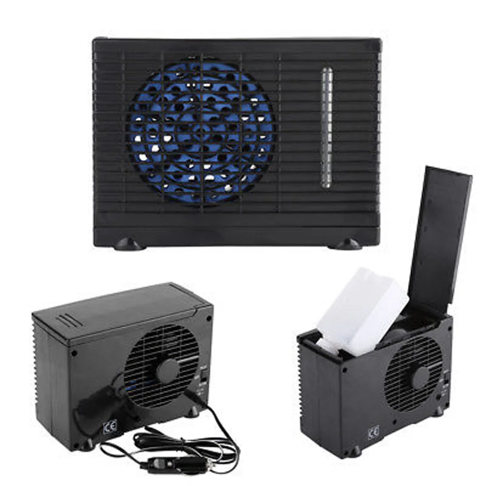 

Adjustable Air conditioner Mini 30-60W Auto Portable Cooler Cold water Cooling Two-speed Cigarette lighter plug