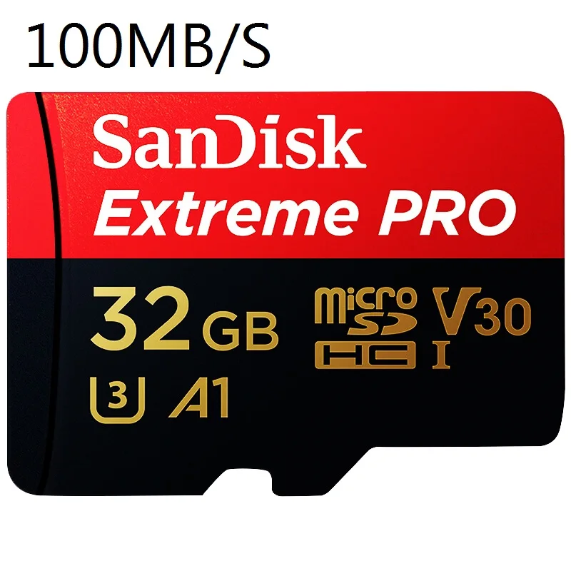 Карта памяти SanDisk Extreme Pro Mini Sd карта Micro SD TF с адаптером для Gopro C10 U3 V30 A1 32 Гб 64 128