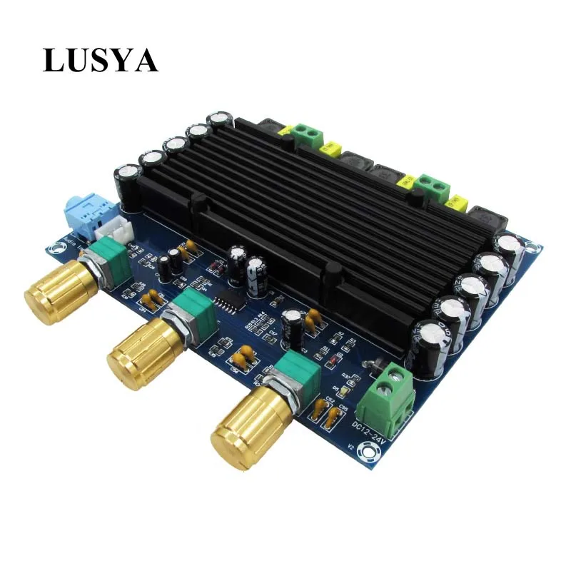 

Lusya TPA3116D2 digital audio amplifier board 2.0 channel 150W+150W with tone for Home Theaer Amplifier C3-006