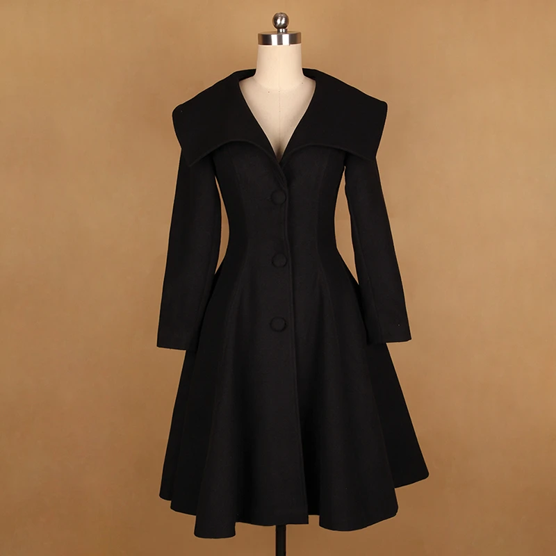 plus size womens swing coat