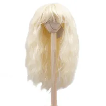wamami FBE 023 Beige Wavy Wig Curly Hair For 1 3 SD DOD BJD dollfie
