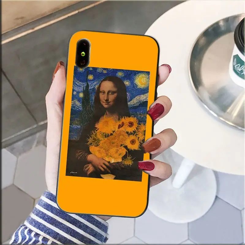 Great art aesthetic van Gogh Mona Lisa painting David
