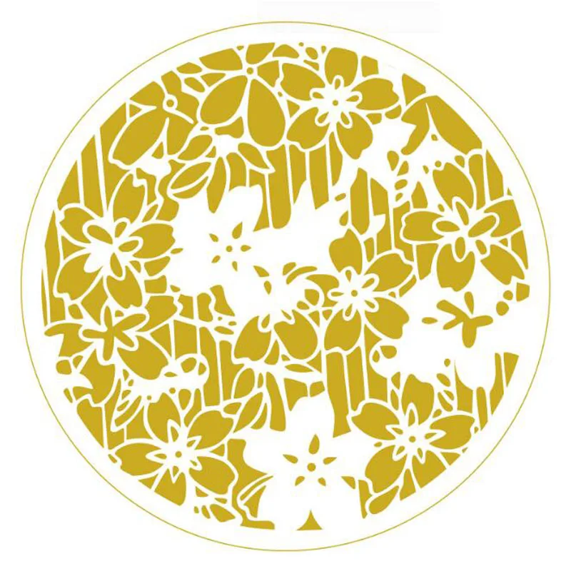 

Plant Flower Gypsophila Painting Template Ruler Book Plan Book Album Drawing Ruler Bullet Journal Supplies Stencils For Patterns