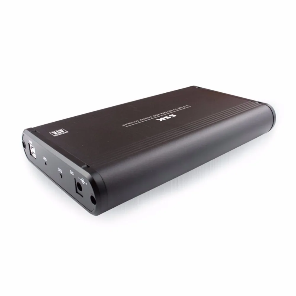 

SSK SHE053 One Touch Backup 3.5 Inch SATA IDE Hard Disk Box Case Up to 480Mbps USB2.0 External HDD Enclosure OTB