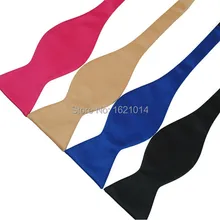 Высококачественные self Tie Solid Карамельный цвет лук Галстуки классический свадебное платье смокинг бабочка Галстуки для Для мужчин