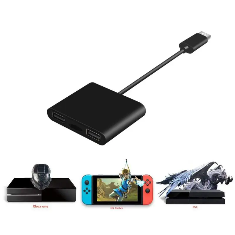  Keyboard Mouse Mice Conversion Receiver For XBOXONE/PS4/Switch Host Plug And Play Receiver Adapter 