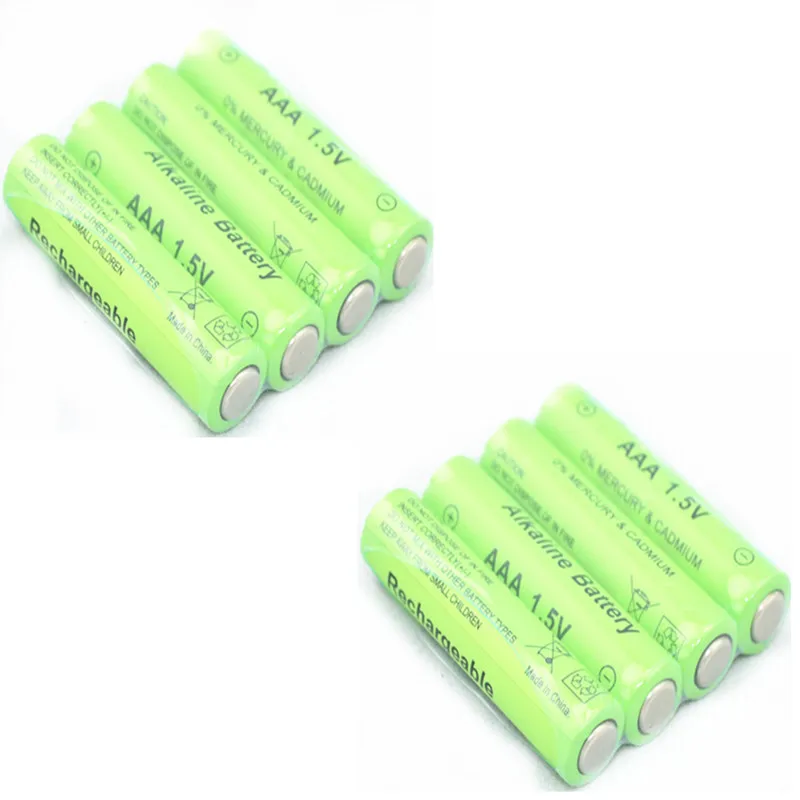 

8pcs/lot New Brand AAA Battery 2100mah 1.5V Alkaline AAA rechargeable battery for Remote Control Toy light Batery free shipping