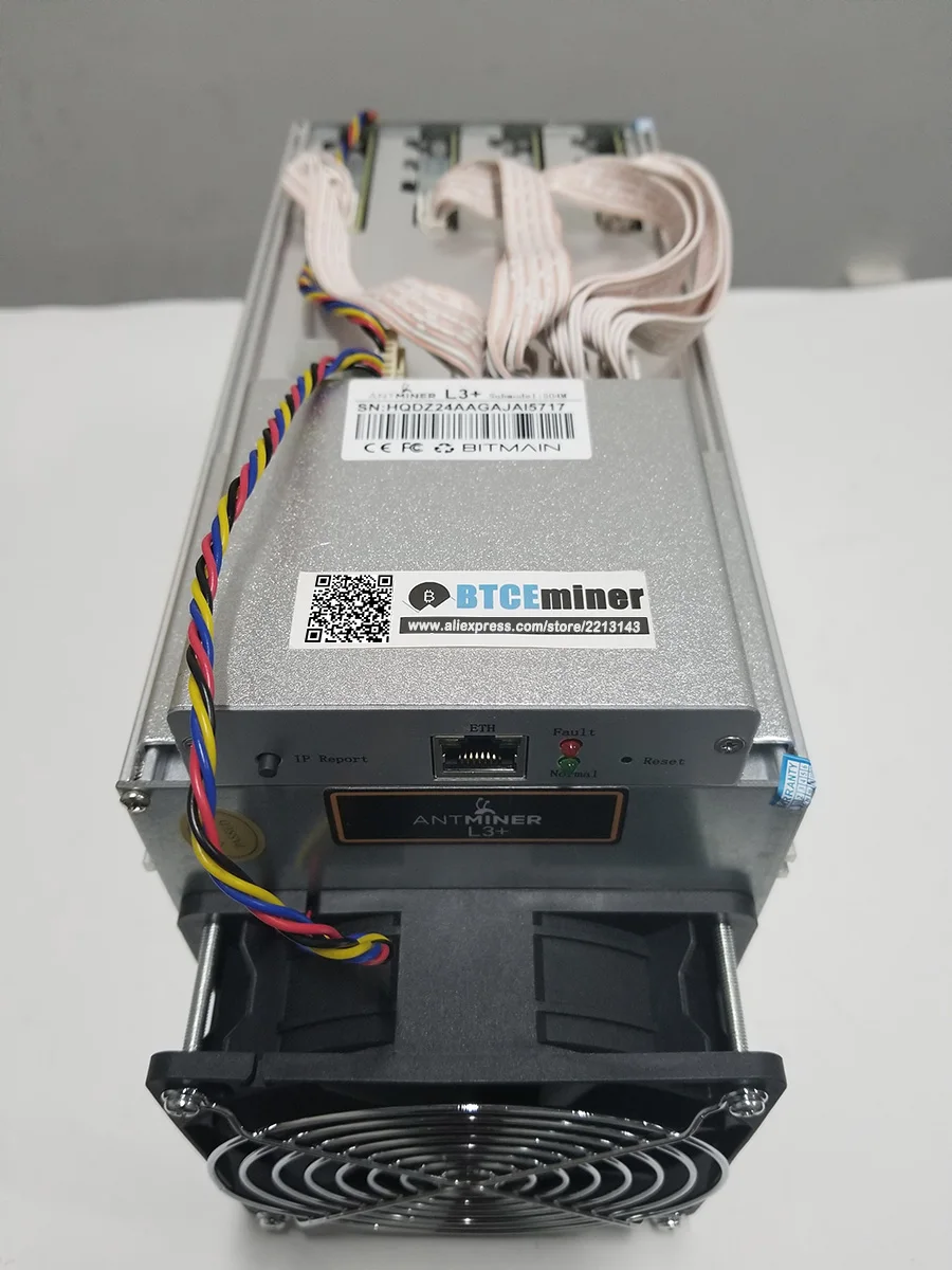 Bitmain Antiminer ASIC Miner L3+ 504Mh/s Scrypt Miner For Litcoin LTC No PSU