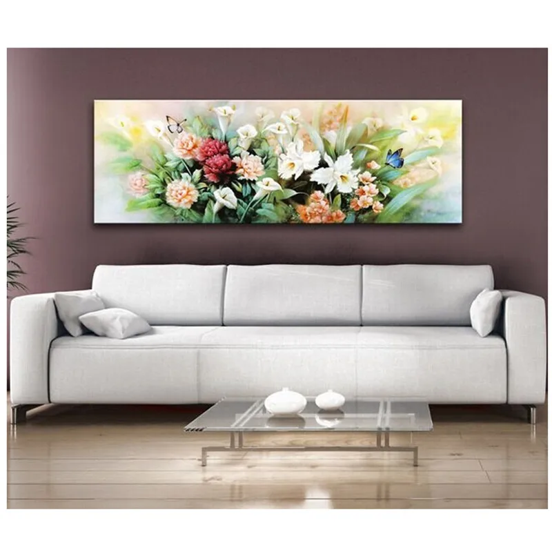 

Dream flower 3D Diy Diamond Painting Cross Stitch pattern full Square Rhinestone Diamond Embroidery wall sticker Crafts picture