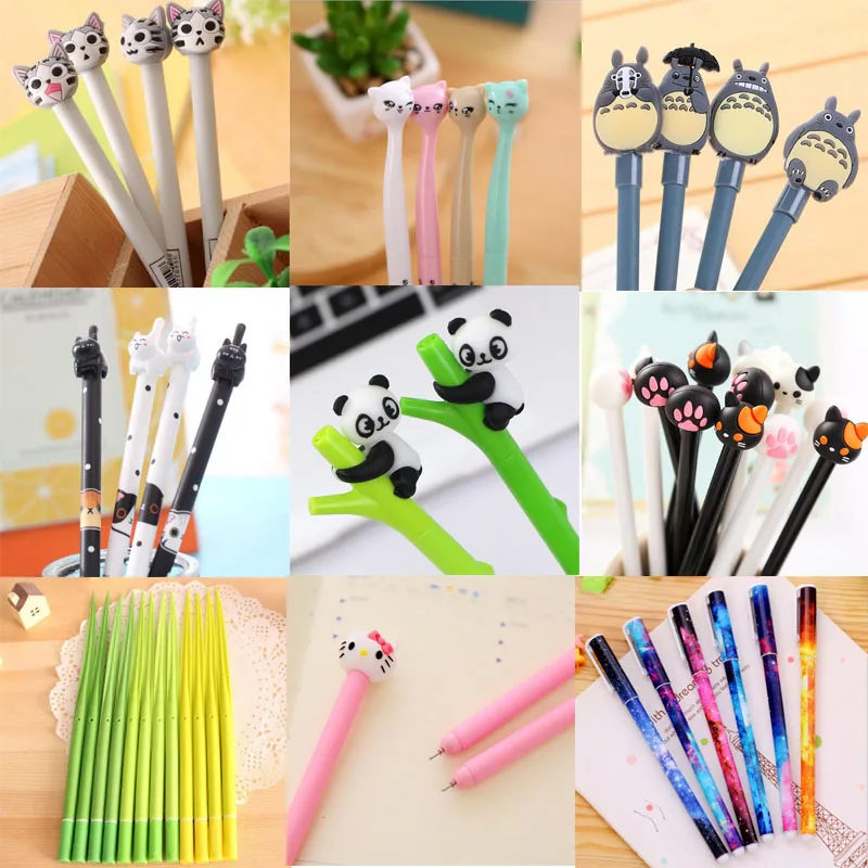 

Cat Gel Pens Cartoon Writing Tool Office Stationery Lovely Student Signing Pens For School Office Learn Supplies Kawaii Cool Pen