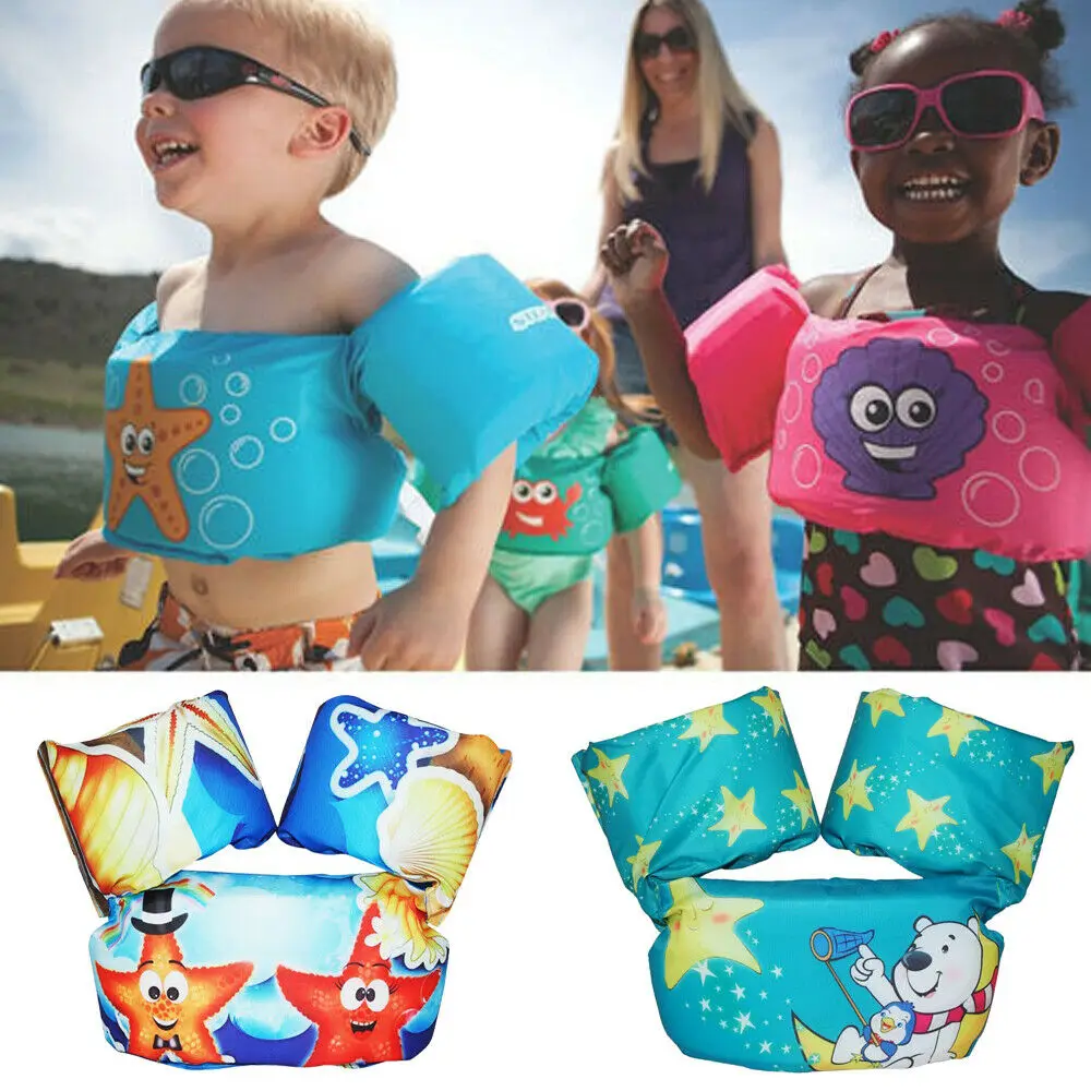 

Jumper Arm Ring Life Vest Floats Foam Safety Life Jacket Sleeves Armlets Swim Circle Tube Ring Swimming Rings for Baby Kids
