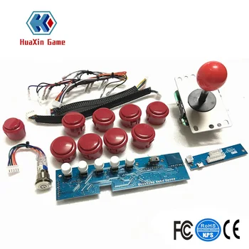 

DIY Arcade Joystick Kits Set 4 In 1 Multifunction Wireless Joystick Kit For PC PS3 XBOX360 Android MAME Game Roker