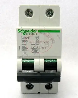 

DHL/EMS 5 LOTS 1PC NEW for Sch-neider C65N 2P D50A Breaker -F2