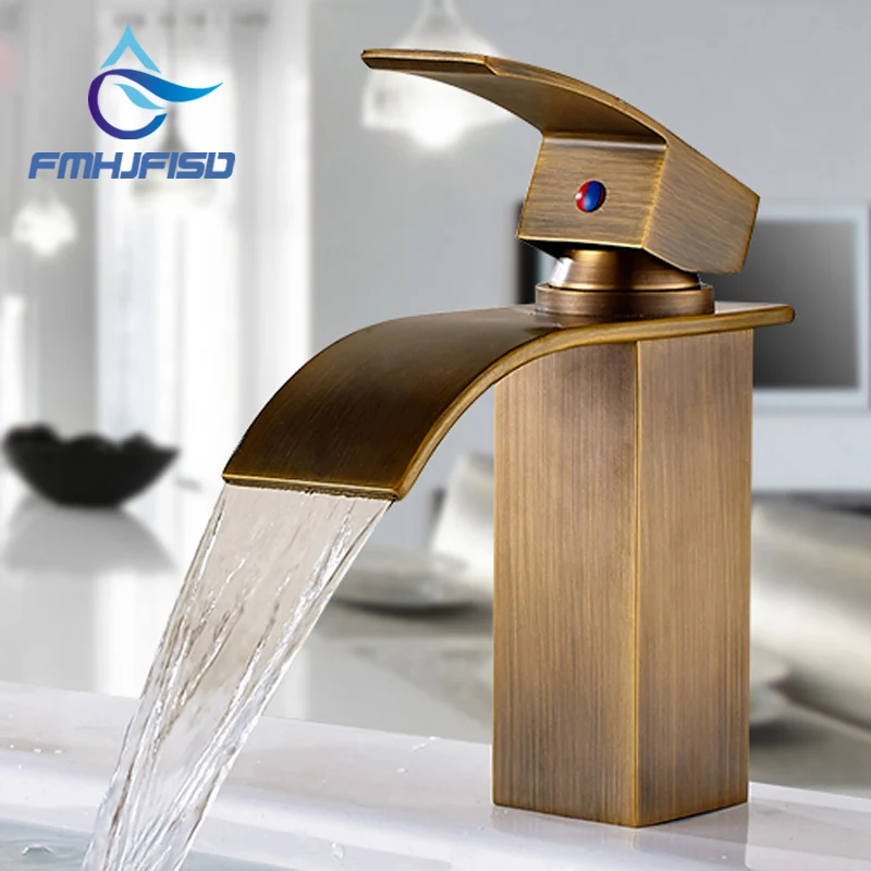 

Free Shipping Bathroom Faucet with Single Handle & Hot Cold Water Basin Water Taps