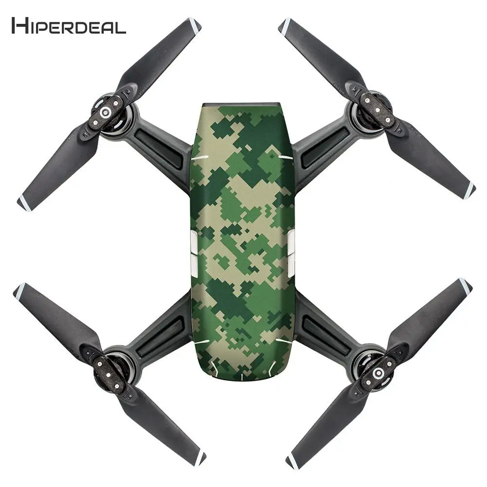 Carbon Fiber Sticker Full Cover For DJI Spark Waterproof Decal Skins Wrap Sticker Body Protector For DJI Spark Mini Drone QIY27