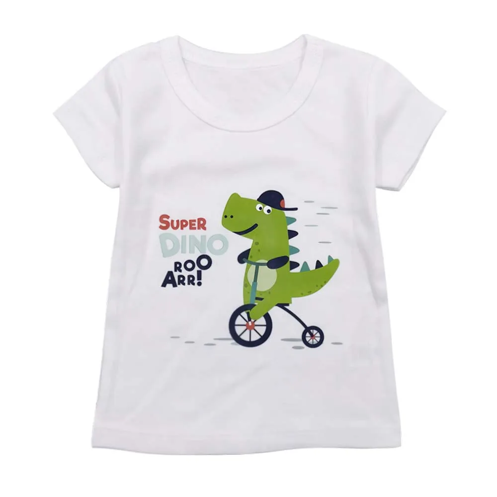 New Children's Tops Children's Clothes Boys Cotton T-Shirt Boys Short Sleeve Summer T-Shirt Beach - Цвет: 2