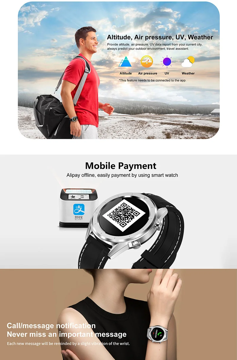 FocuSmart 2019 DT28 Спорт Смарт часы IP68 Водонепроницаемый Фитнес трекер монитор сердечного ритма Смарт часы ремешок для IOS/Android
