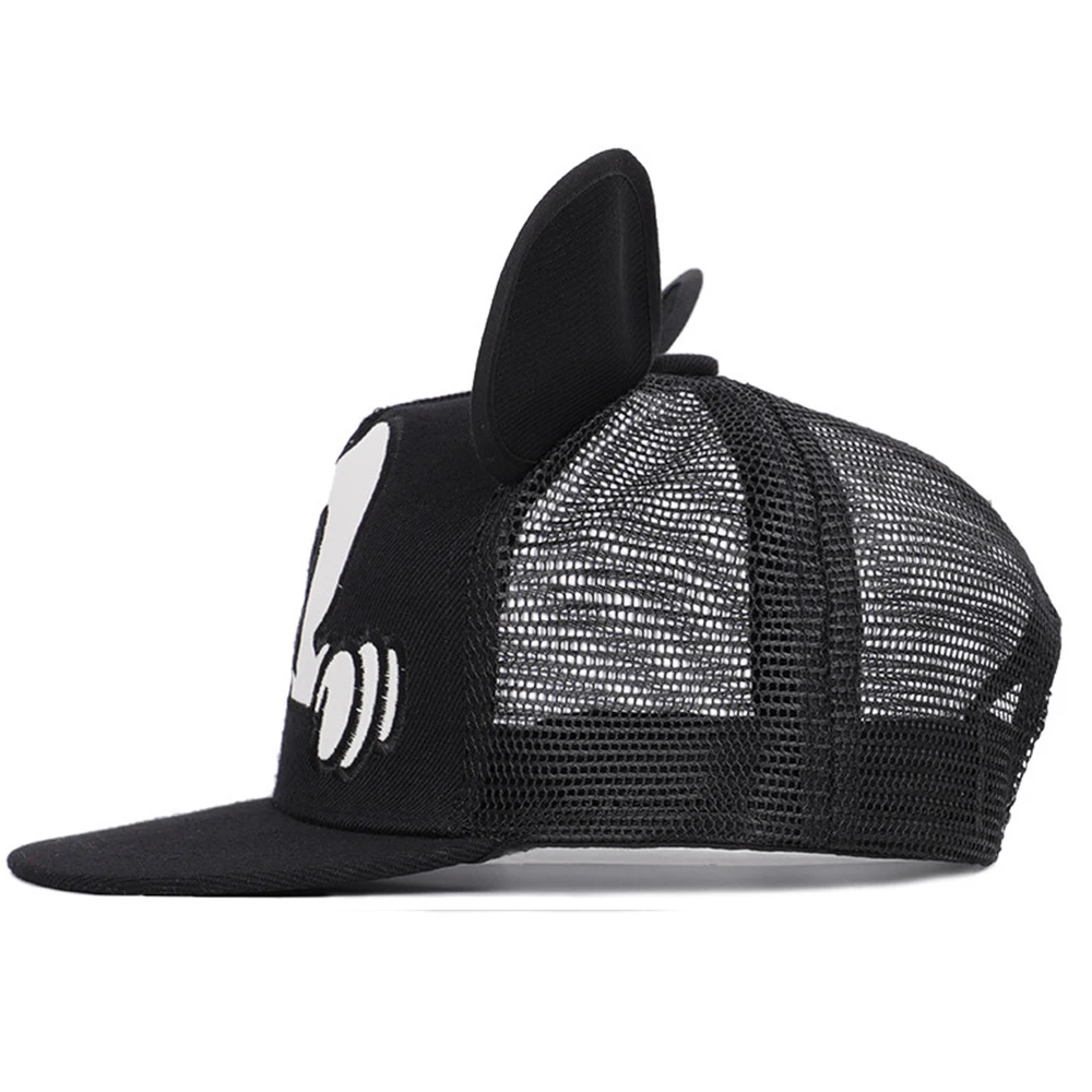 Уши Микки детские шляпы от солнца Snapback летняя кепка бейсболка для маленьких