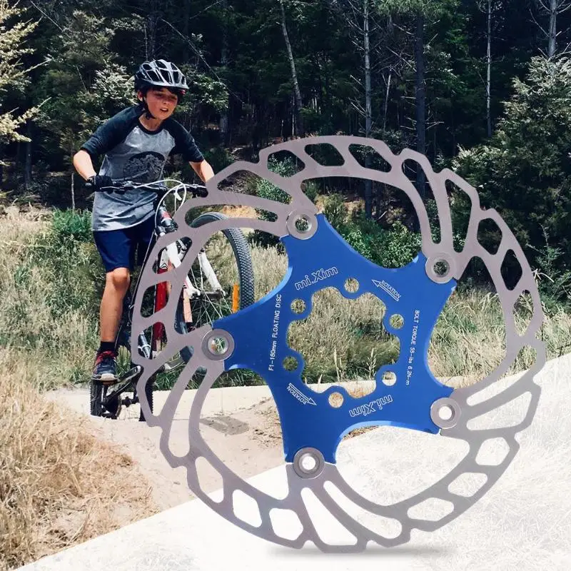 160 ملليمتر/6in MTB الدراجة الجبلية الهيدروليكية قرص الفرامل العائمة الدوار دراجة أجزاء التلقائي تصحيح اكسسوارات الدراجات
