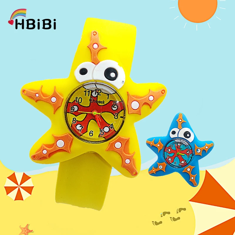 Five-pointed starfish Boy Watch for Kids Baby Toy Girl Watch for Children Clock Child Quartz Wristwatches Montre pour enfants