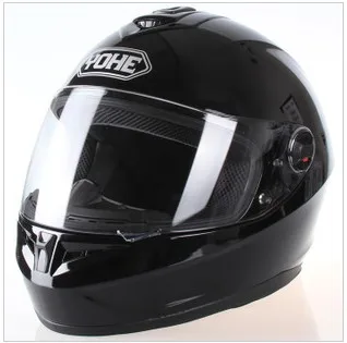 YOHE 966 Национальный флаг мотоциклетный шлем, мотоцикл полный шлем лица, электронные велосипедные шлемы - Цвет: bright black