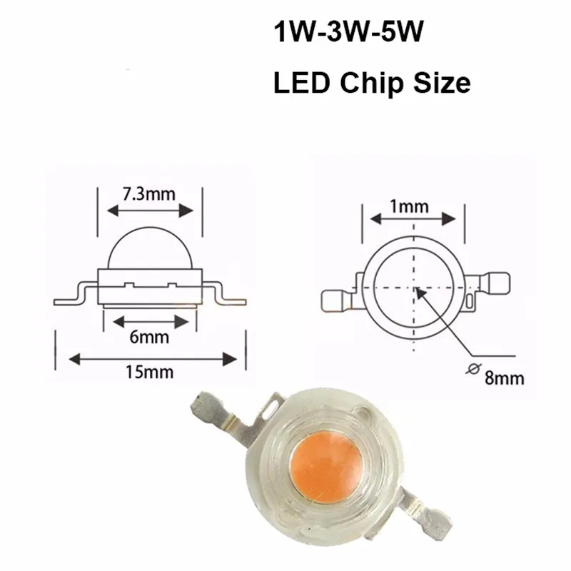 1W-100W LED GROW CHIP-1