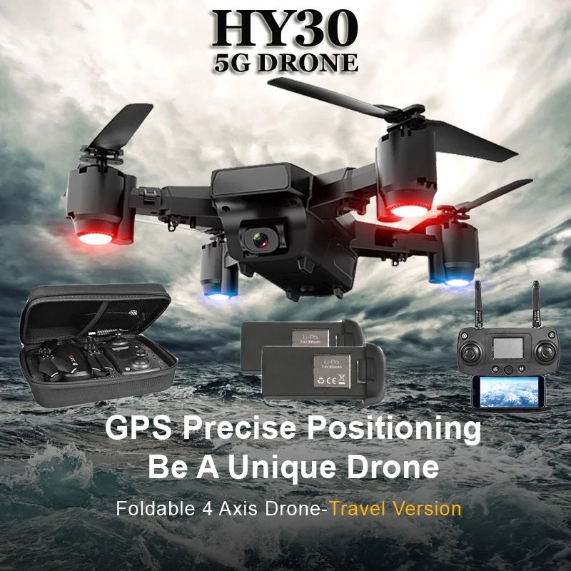 FPV Drone GPS 1080P HD камера WIFI низкая мощность возврат видео FOLLOW ME складной селфи