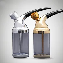 Принадлежности для курения, трубы для кальяна, очищаемая смола, золото, серебро, фильтр для воды, бутылка для табака, тюбик с насадкой-конусом