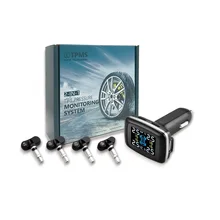 Riboton C100 Солнечный TPMS автомобильный диагностический монитор безопасности шин с 4 противоугонными внутренними датчиками автоматический беспроводной универсальный автомобильный инструмент