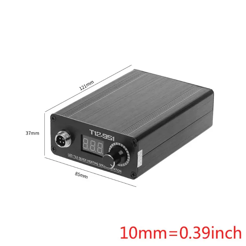 

LED T12 Soldering Station STC-LED Temperature Controller T12 Iron Tips DIY Kits Handle Aluminum Electric Tools