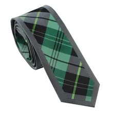 Lammulin галстуки мужские обтягивающие Галстуки дизайн серый кайма зеленый с черной клетчатой полосатой микрофибры галстук модный тонкий галстук 6 см