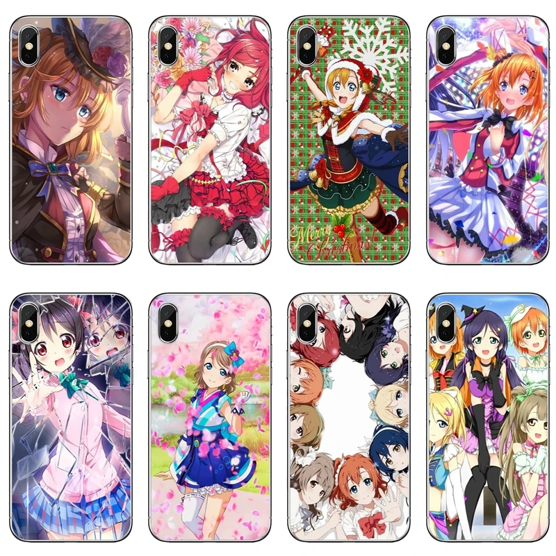 

soft phone case Love Live Anime girl For Xiaomi Redmi Note 7 6 5 5A 4 pro S2 5 plus 6A 4A 4x Pocophone F1