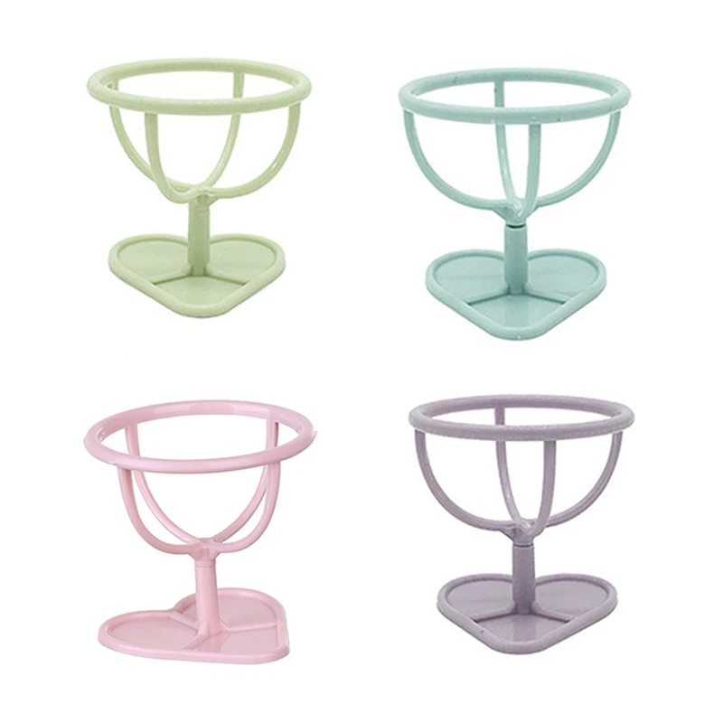 

1Pc New 4 Color Makeup Sponge Gourd Powder Puff Rack Powder Puff Bracket Box Dryer Organizer Beauty Shelf Holder Tool