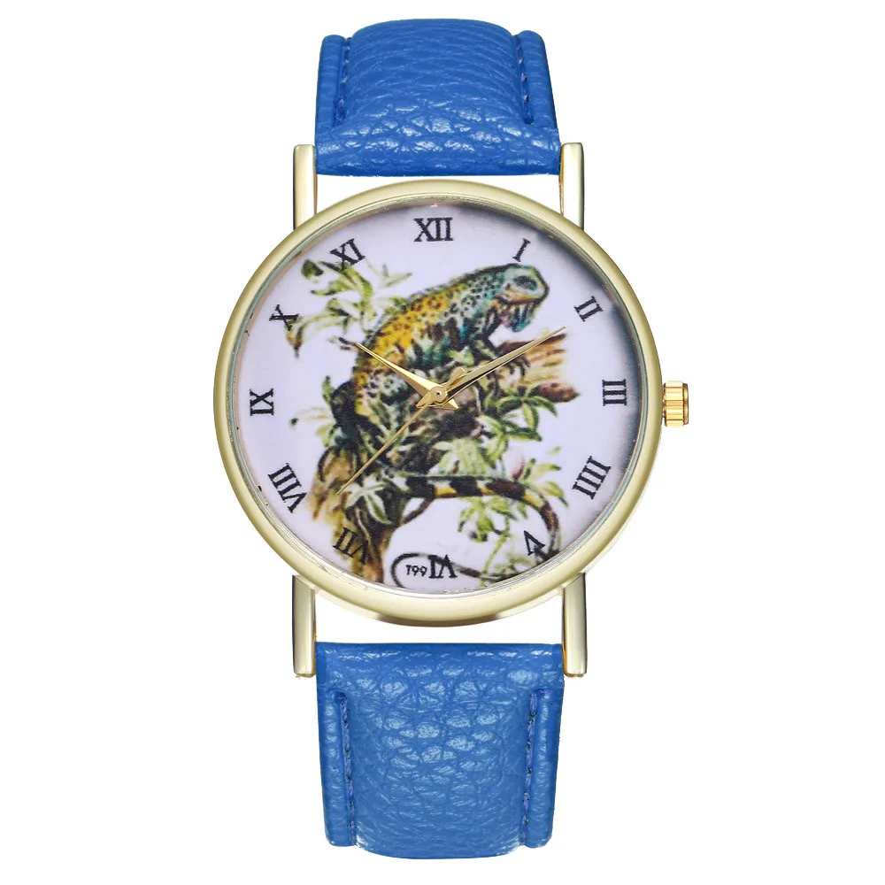 Womens Leather Analog Alloy Lizard Pattern Design Round Band Quartz Wrist Watch For Fashion Woman Gifts Womens Leather Analog Alloy Lizard Pattern Design Round Band Quartz Wrist Watch For Fashion Woman Gifts