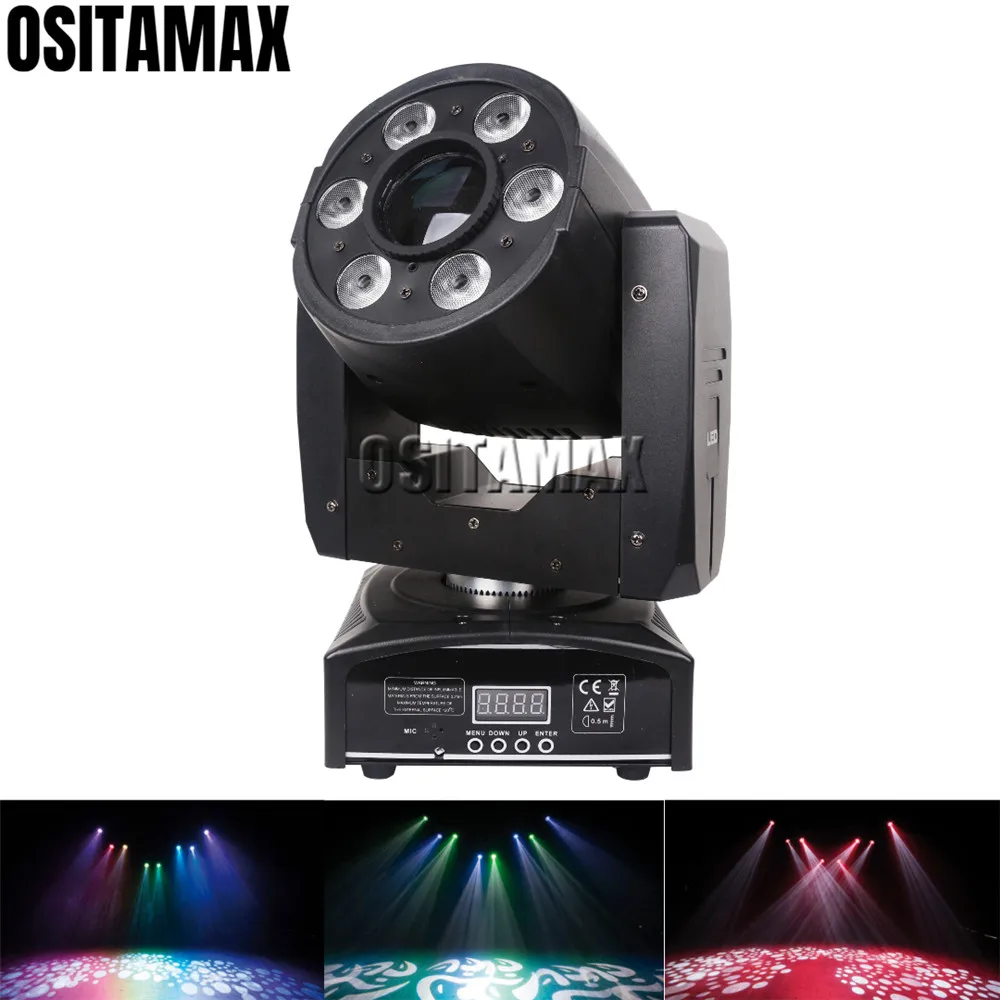 

Mini LED Spot Disco Party Light 30w Spot with 4x8w RGBW Gobo Lighting Focus Strobe LED Lumiere Small Stage Moving Head Light