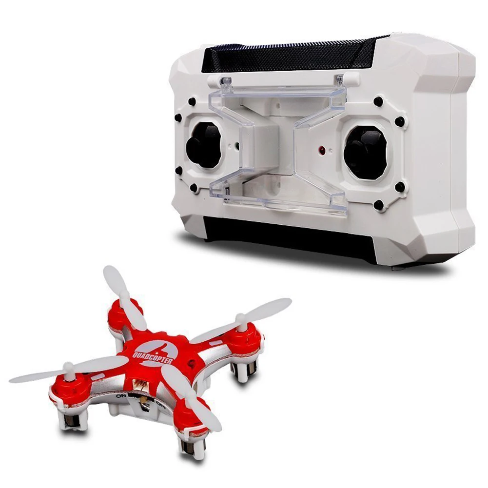 

Mini Pocket Drone 4CH 6 Axis Gyro RC Micro Quadcopter with 3D Flip, Headless Mode, One Key Return Nano Copters RTF Mode 2 red