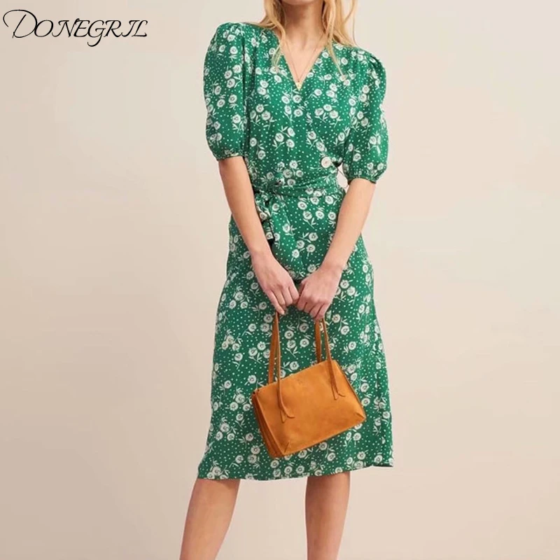 

Women Summer Floral Dress 2019 New Fashion Boho People Dresses Female Holiday Wears Feninino Vestidos famle