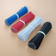 100 шт. макет PCB припоя кабель олово покрытием 24AWG 10 см Fly Джемпер провода кабель Олово проводник провода S 1007-24AWG разъем провода