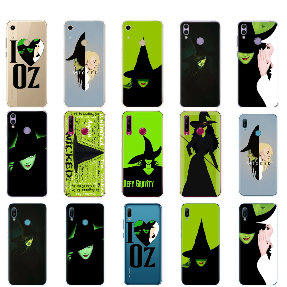 Case For Huawei Honor8A PRO 8C 8X 10 i play case back cover for huawei Y5 Y6 Y7 Y9 2019 pro Prime Broadway Musical Wicked Lyrics