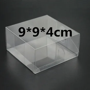 

9x9 Dust Proof Display Protection Box Gift Box Clear PVC Package Display Package Transparent Candy Box
