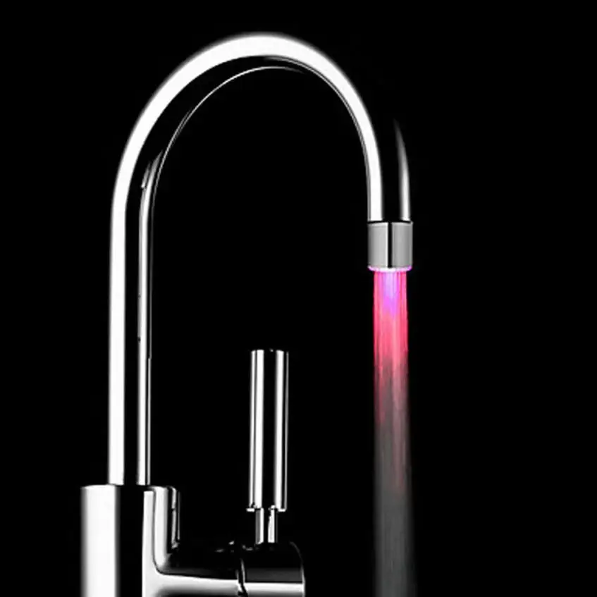 Новая романтическая 7 цветов сменная насадка для душа со светодиодной подсветкой головка водяная Ванна домашняя ванная комната светящаяся