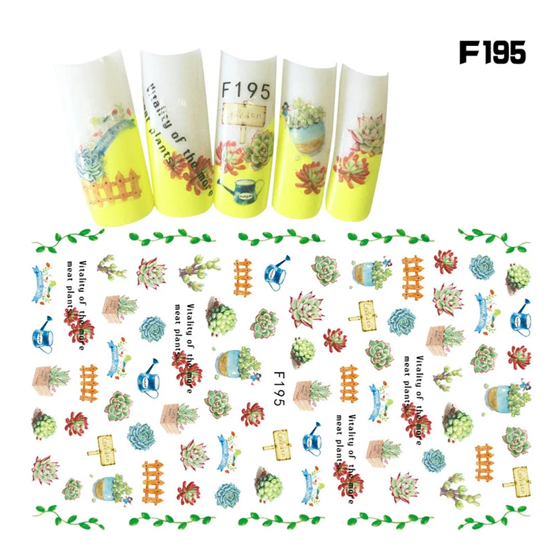 2017-NEUE-Blume-Serie-Nagel-Aufkleber-Aufkleber-Sakura-Daisy-Lavendel-Blumenmuster-3d-bertragung-Aufkleber-Manik-re (2)