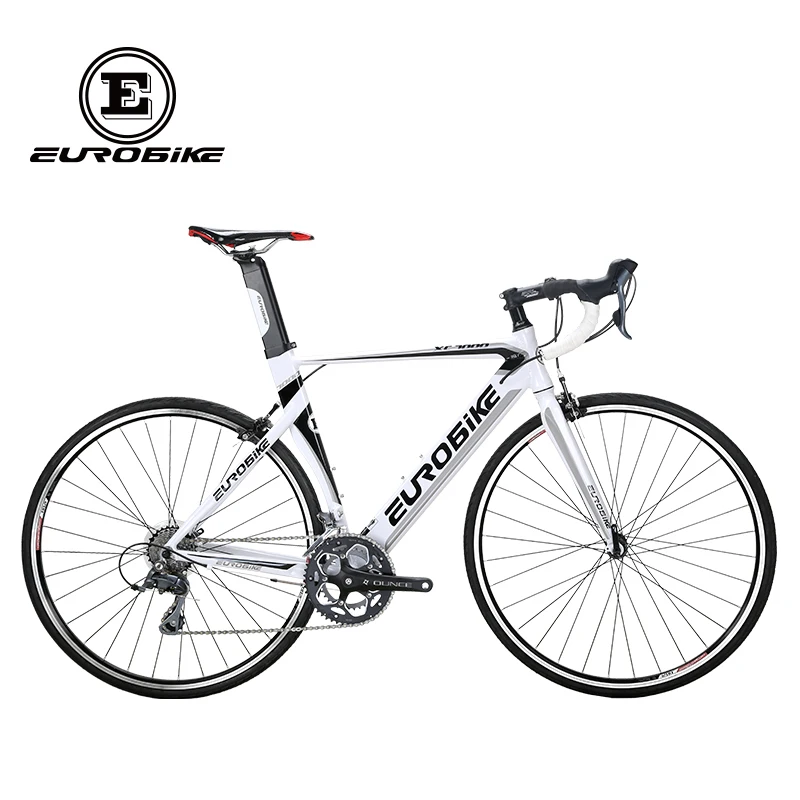 Best EUROBIKE 54CM  Road Bikes 54CM Aluminum Bicycle  16 Speed 700C Inches Wheel  Road Bike 4