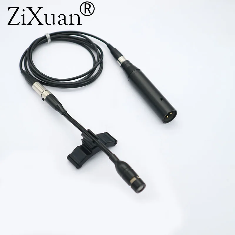 

Pro Cello Musical Instrument Microphone with XLR Big 3Pin Phantom Power Adapter 1.5M/3M Extension Cable