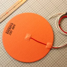 Допустимое отклонение диаметра 1" 400 W/3 м PSA и Термистор, Keenovo круглый бак кремния подогреватель пусковой площадки, Delta 3D-принтеры алюминиевая плита горячего отжига с подогревом